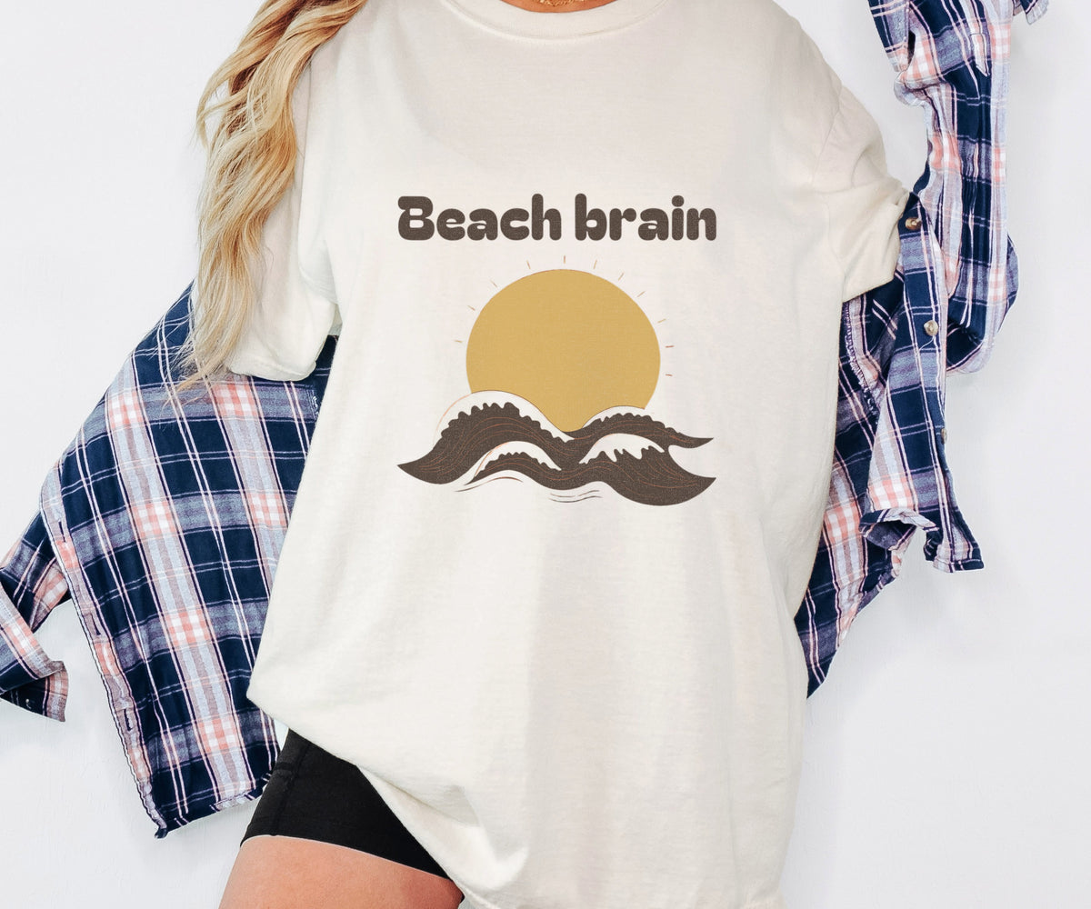 Beach Lover Shirt - Beach Brain Tee - photo 5