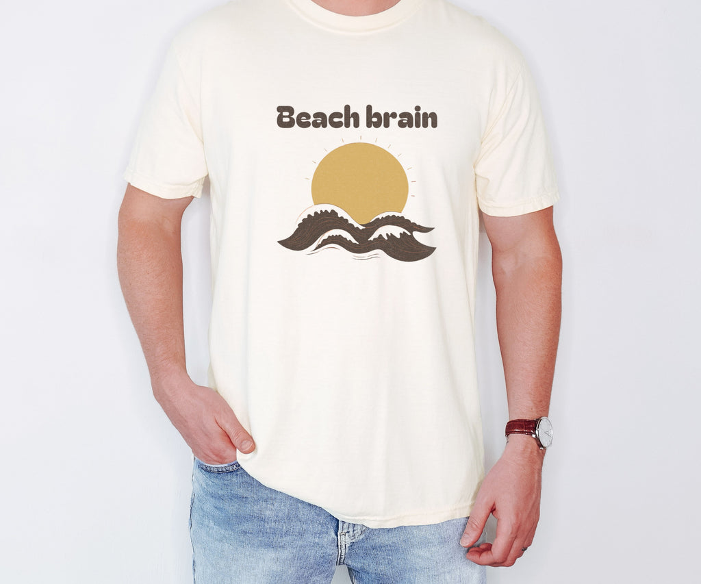 Beach Lover Shirt - Beach Brain Tee - photo 1