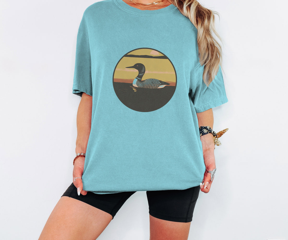 Lake Life Gift Shirt - Morning Loon Tee - photo 3