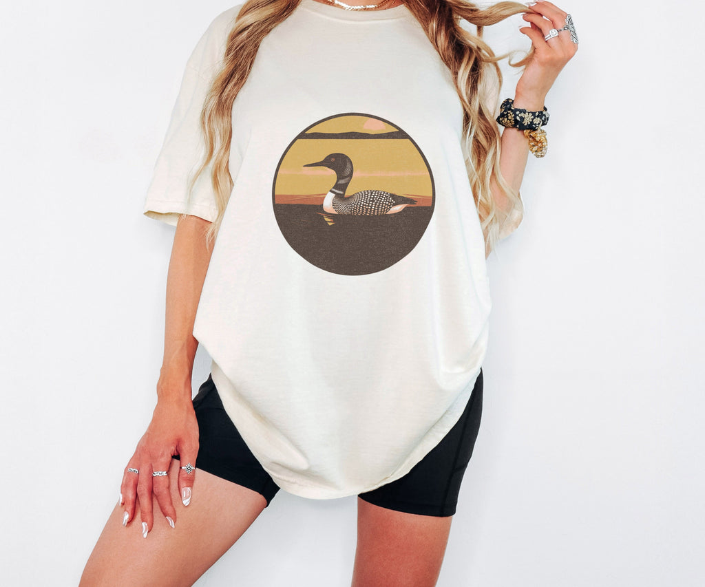 Lake Life Gift Shirt - Morning Loon Tee - photo 4