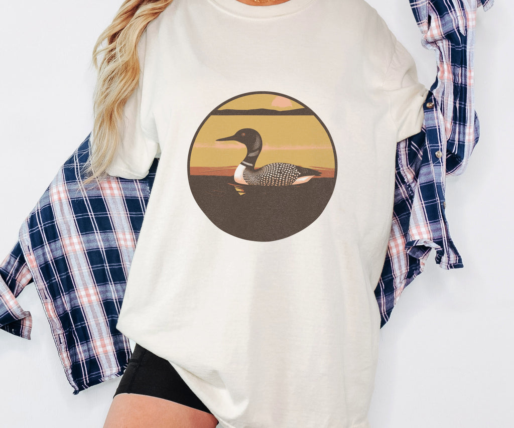 Lake Life Gift Shirt - Morning Loon Tee - photo 5