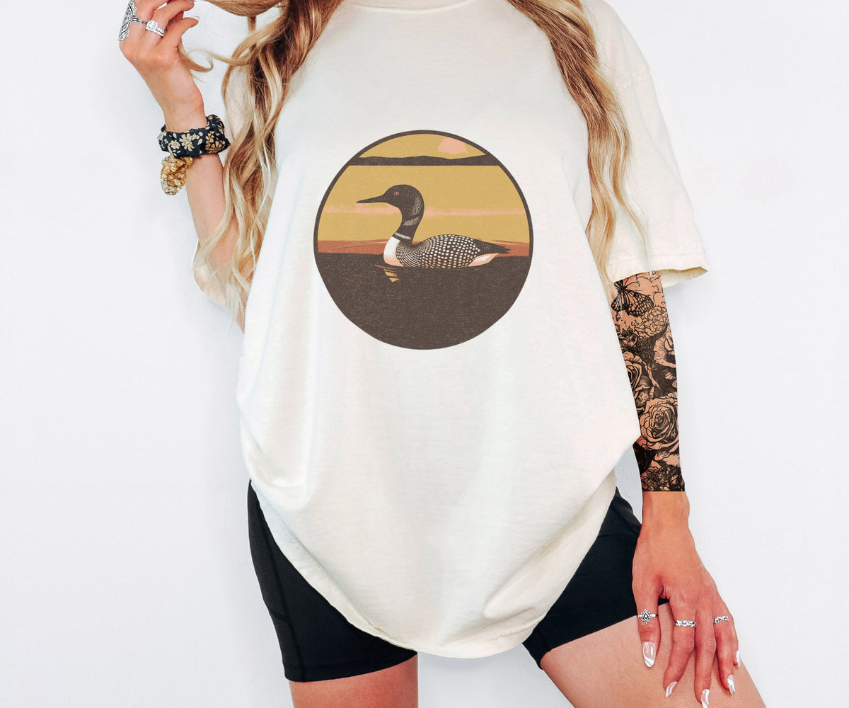 Lake Life Gift Shirt - Morning Loon Tee - photo 6