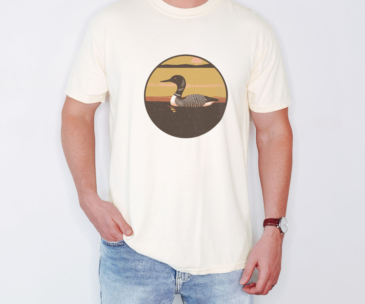 Lake Life Gift Shirt - Morning Loon Tee - photo 1