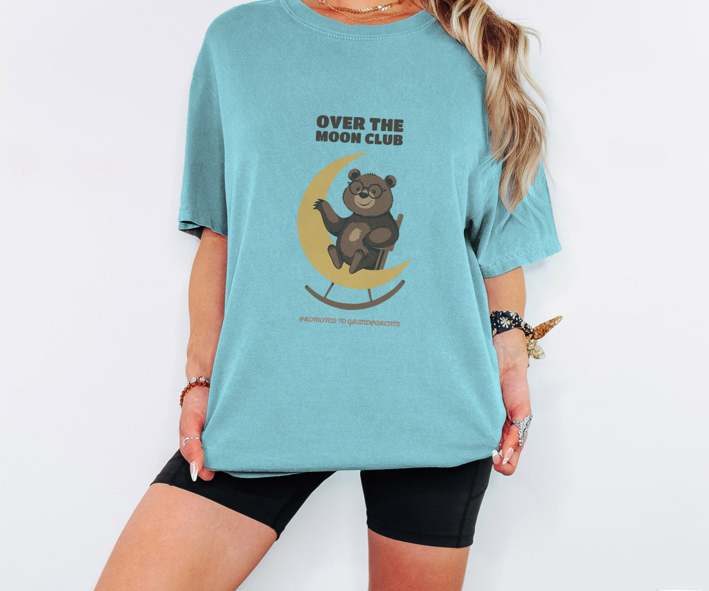 Gift Shirt - Over the Moon Club Promoted to Grandparents - photo 3