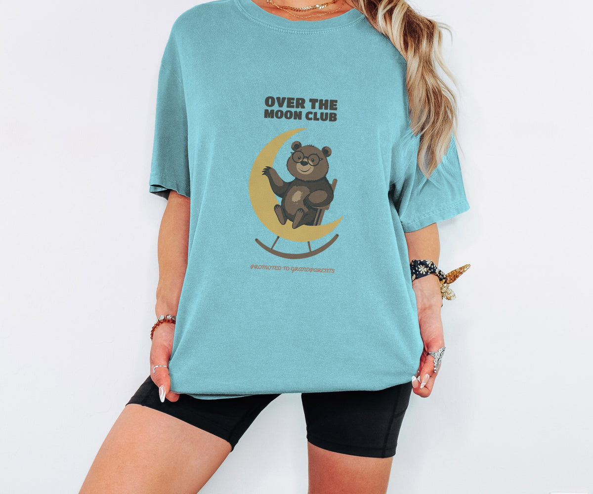 Gift Shirt - Over the Moon Club Promoted to Grandparents - photo 3