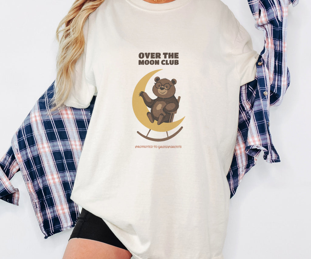 Gift Shirt - Over the Moon Club Promoted to Grandparents - photo 5