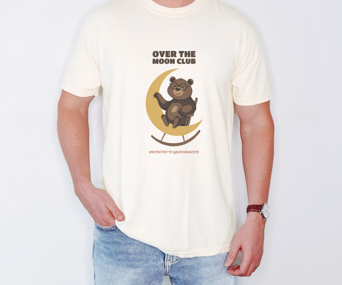 Gift Shirt - Over the Moon Club Promoted to Grandparents - photo 1