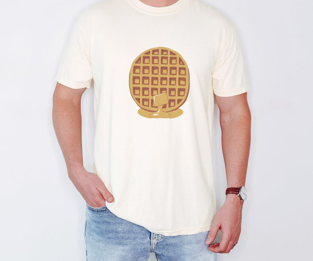 Breakfast Lover Shirt - Golden Waffles Tee - photo 1