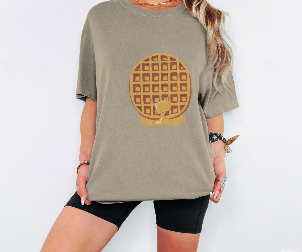 Breakfast Lover Shirt - Golden Waffles Tee - photo 6