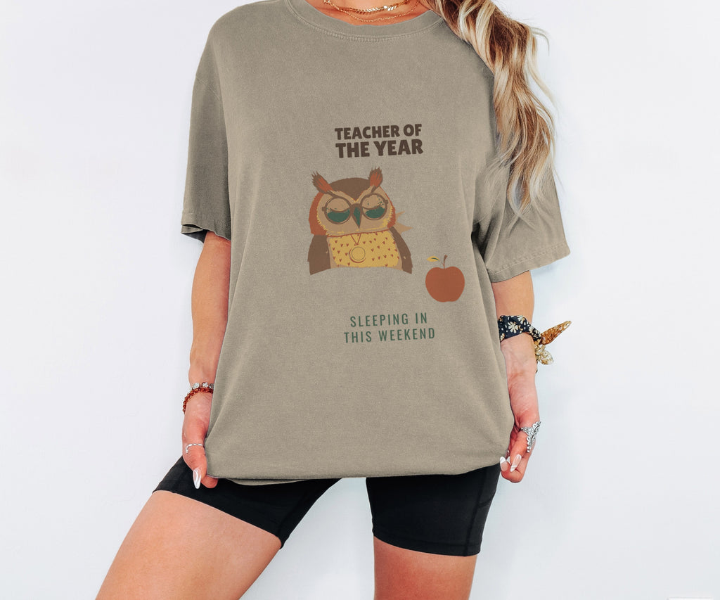 Gift Shirt - Teacher of the Year Sleeping in This Weekend - photo 6