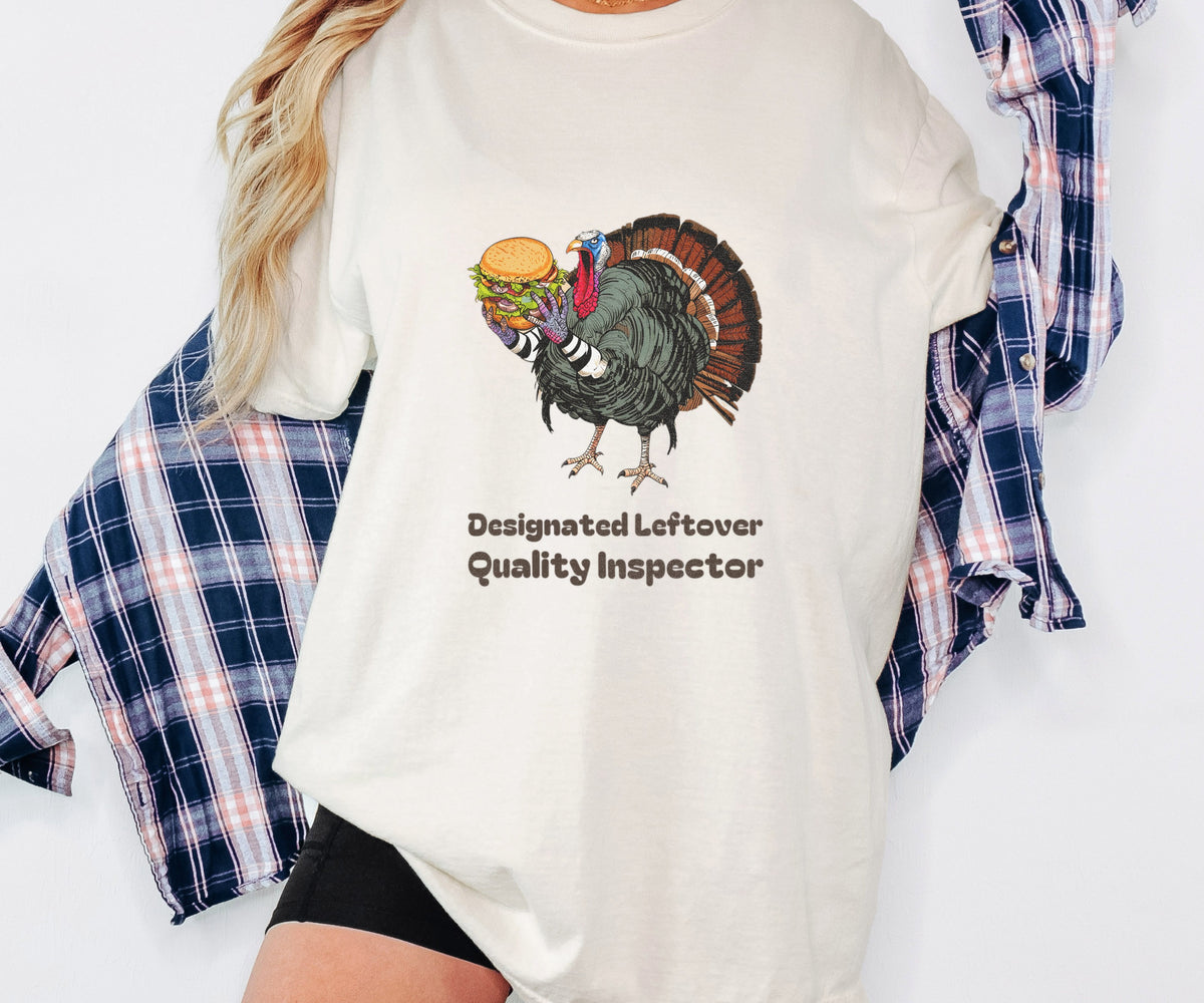 Foodie Gift Shirt - Designated Leftover Quality Inspector Tee - photo 5
