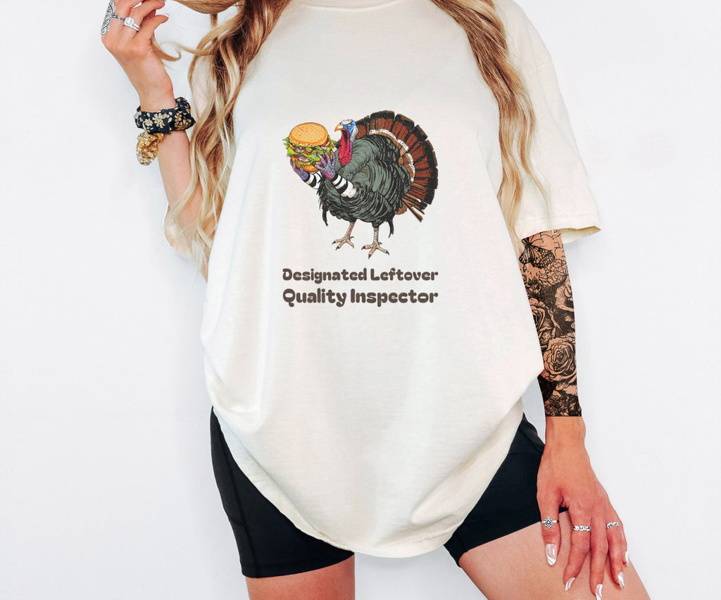 Foodie Gift Shirt - Designated Leftover Quality Inspector Tee - photo 6