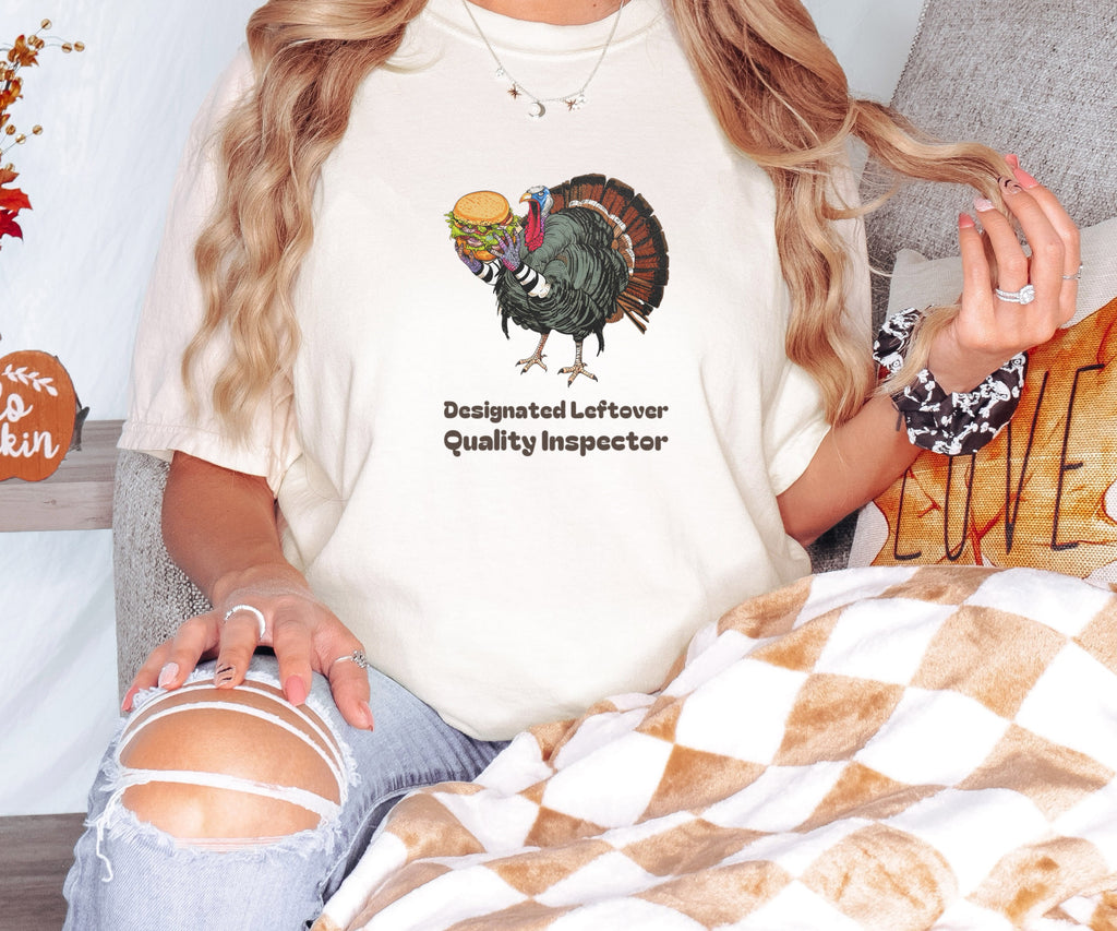 Foodie Gift Shirt - Designated Leftover Quality Inspector Tee - photo 2