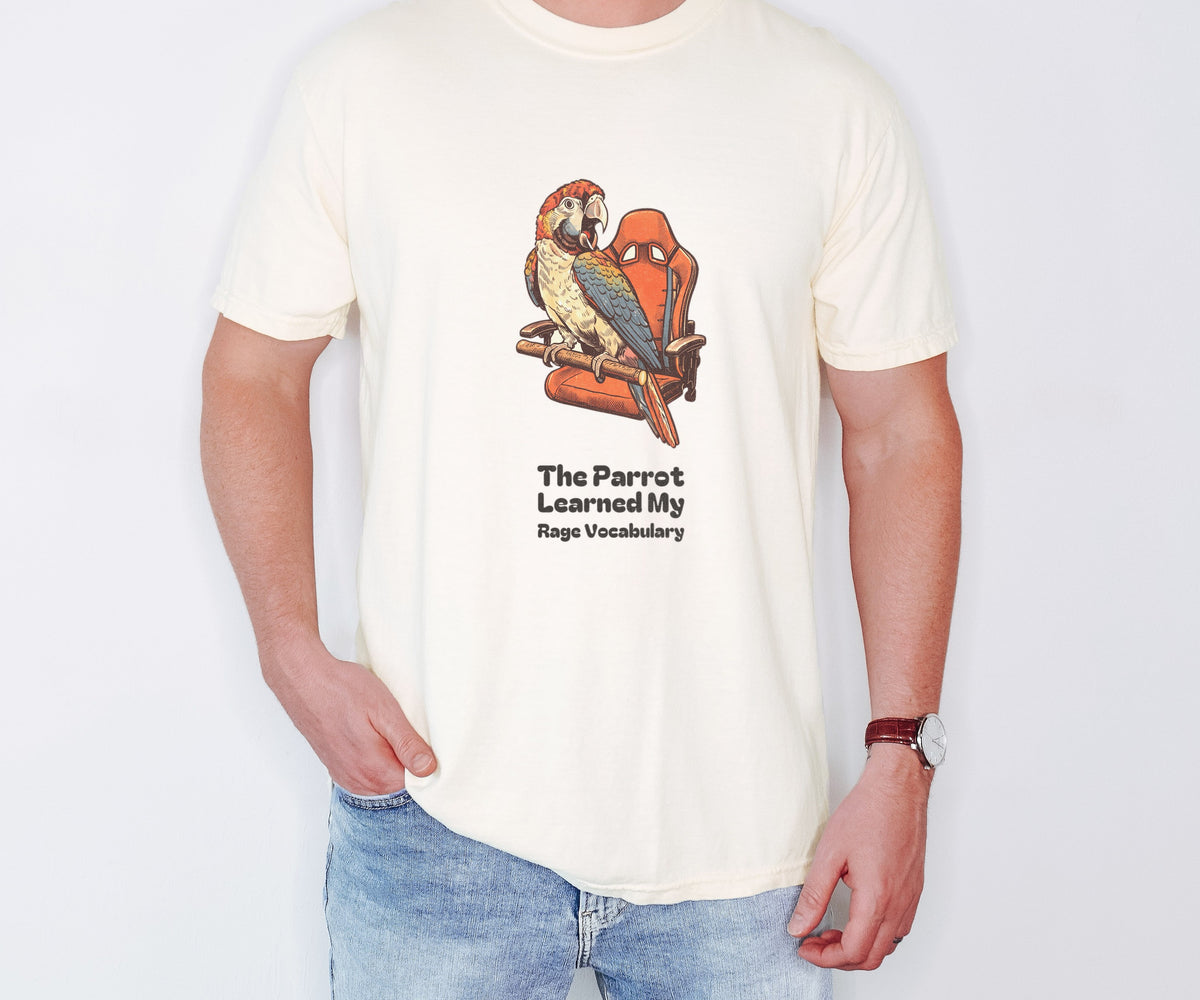Parrot Owner Shirt - The Parrot Learned My Rage Vocabulary Tee - photo 1