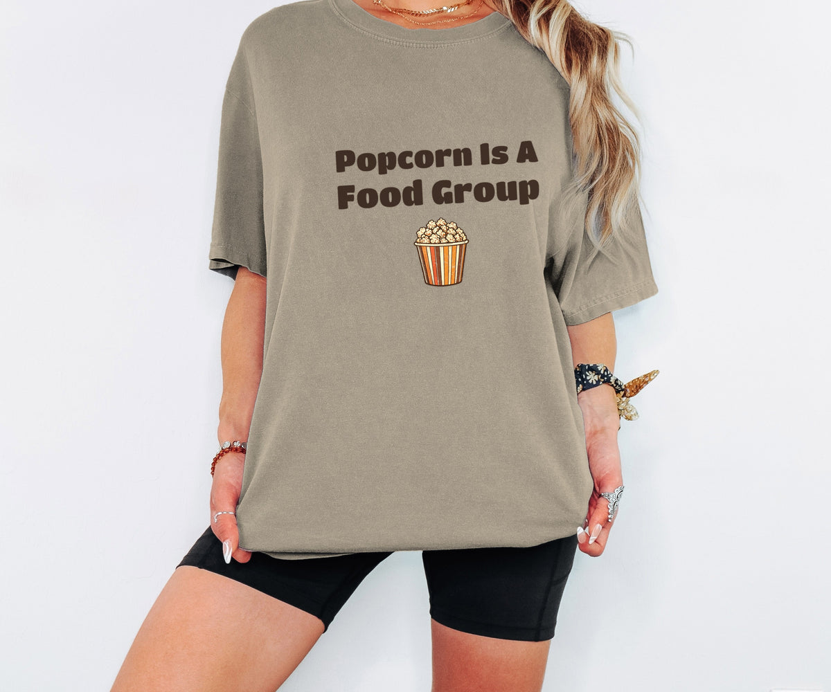 Snack Lover Shirt - Popcorn is a Food Group Tee - photo 6