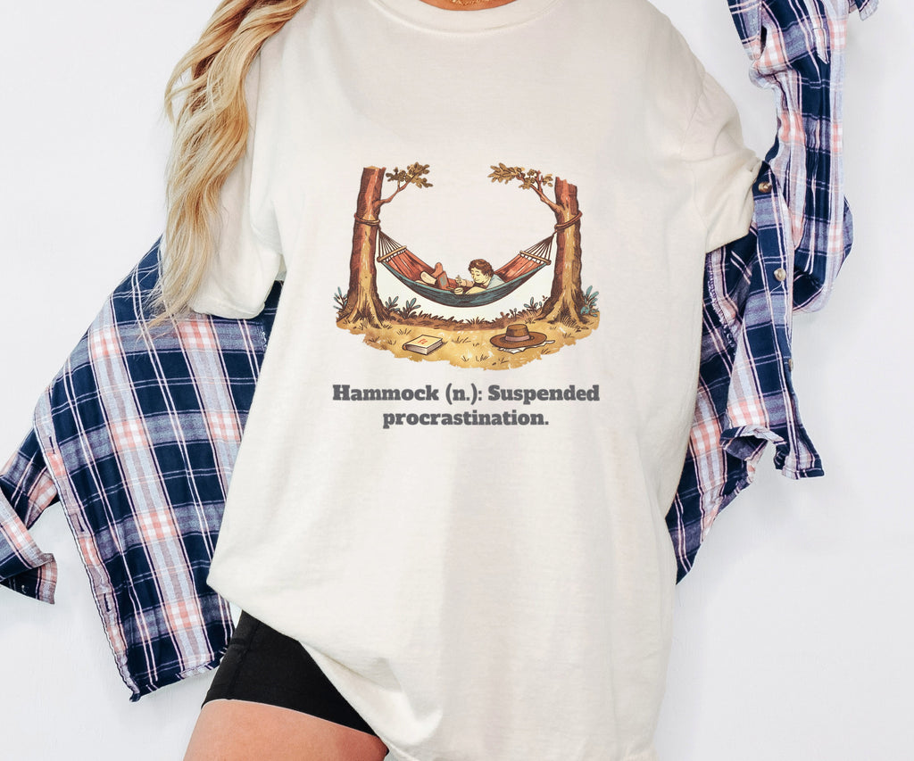 Camping Gift Shirt - Hammock : Suspended Procrastination. Tee - photo 4